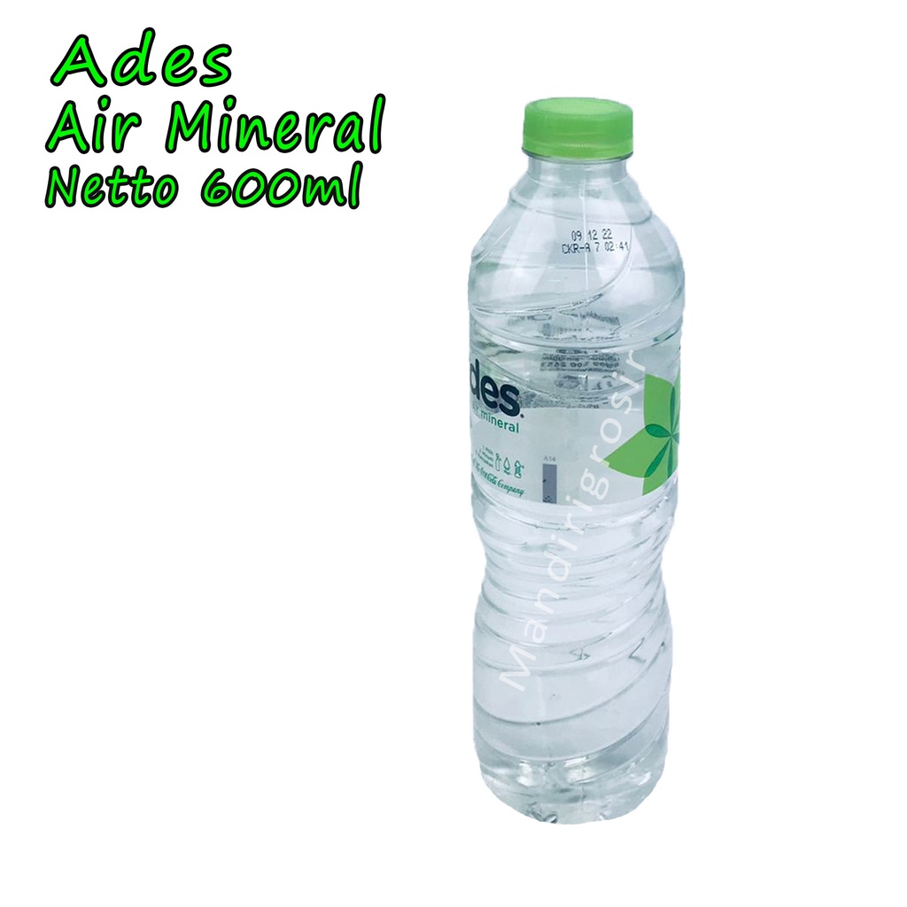 Air Mineral *Ades * Air Minum * 600ml