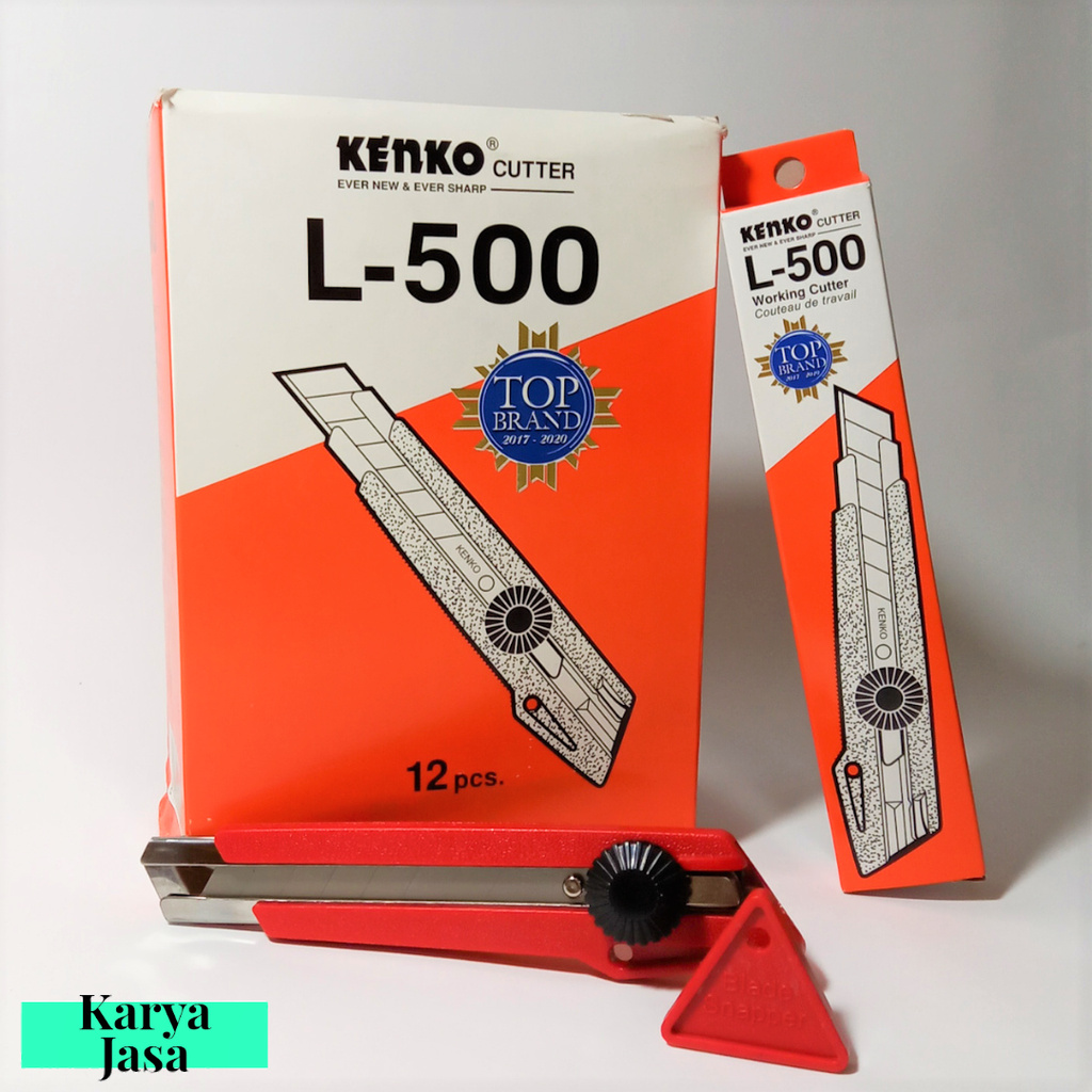 

Kenko Cutter L-500 | Alat Cutter Pemotong Kertas karton | Grosir ATK