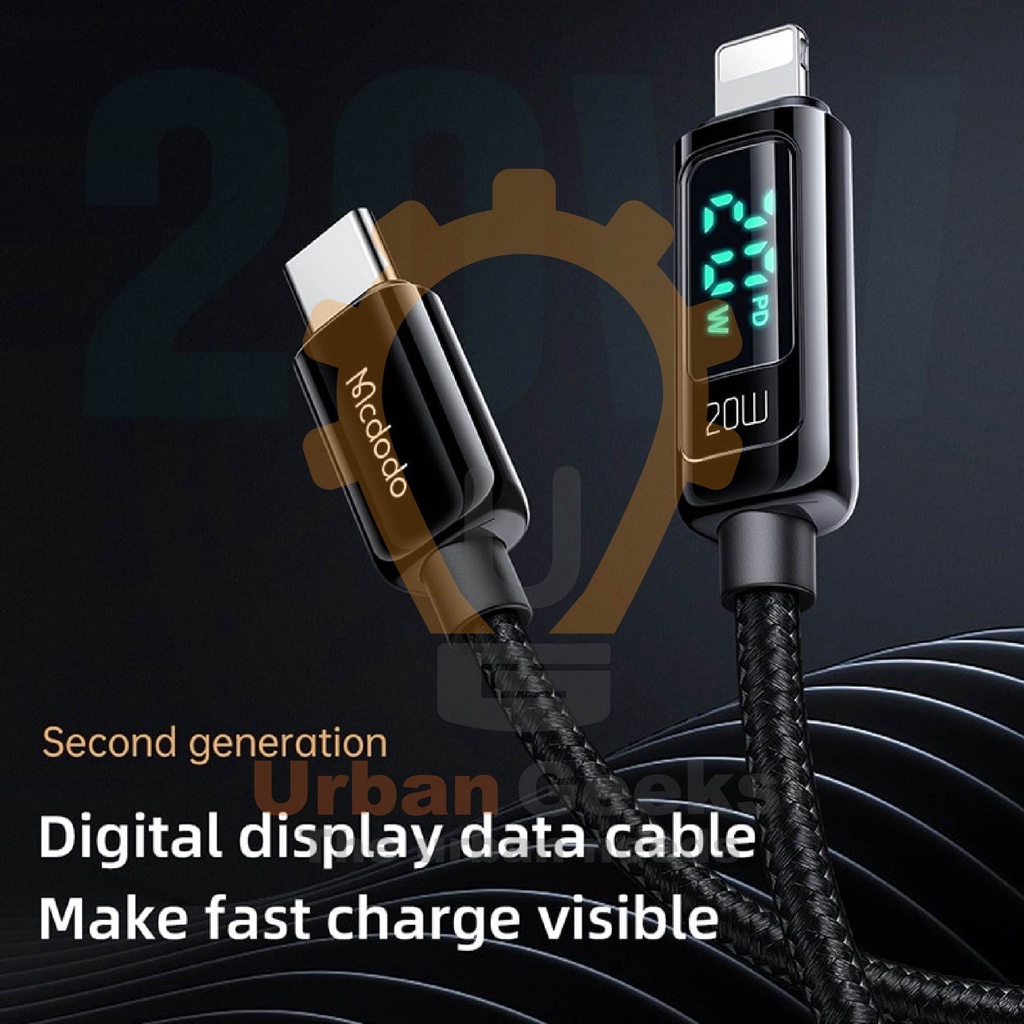 Data Cable 20W Mcdodo CA-881 Digital Pro Type-C to Lightning PD