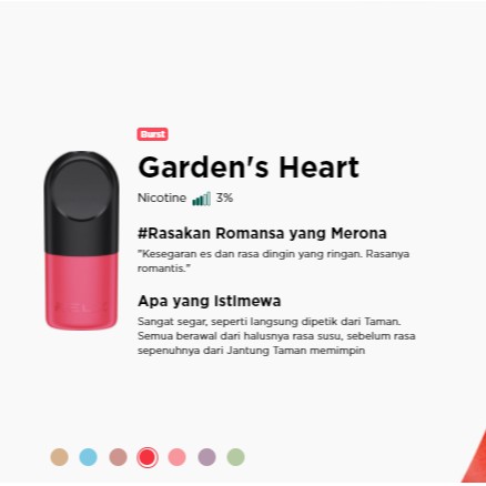 RELX Infinity Pod Pro - Garden's Heart / Strawberry