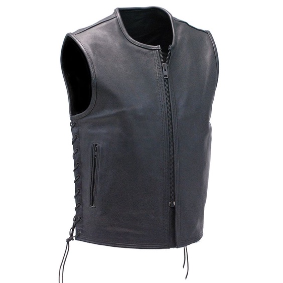 FOV | VEST | LEATHER VEST MAN | LEATHER VEST | VEST MOTOR | ROMPI SEMI KULIT | ROMPI BIKERS | LEATHE