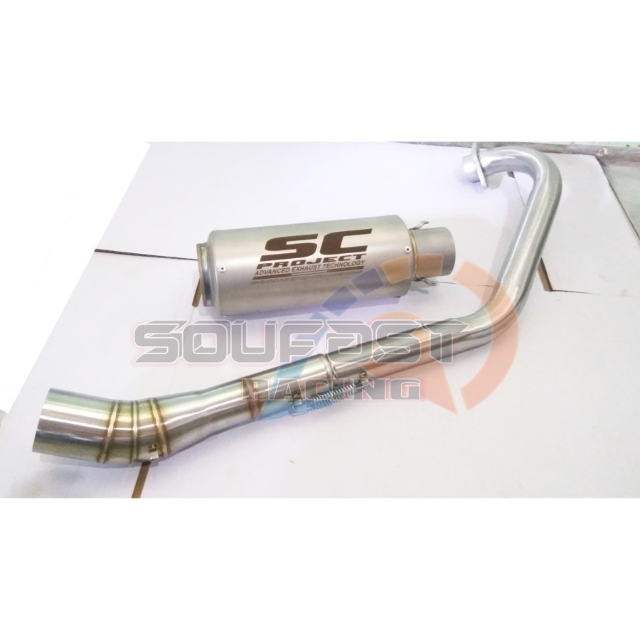 Knalpot Racing SC Project underbelly kolong xabre scorpio byson gsx mx