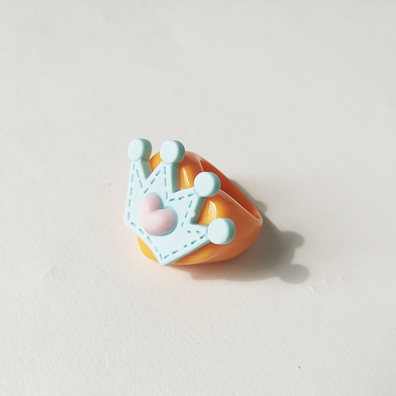 Cincin Resin Motif Kartun Lucu Untuk Wanita