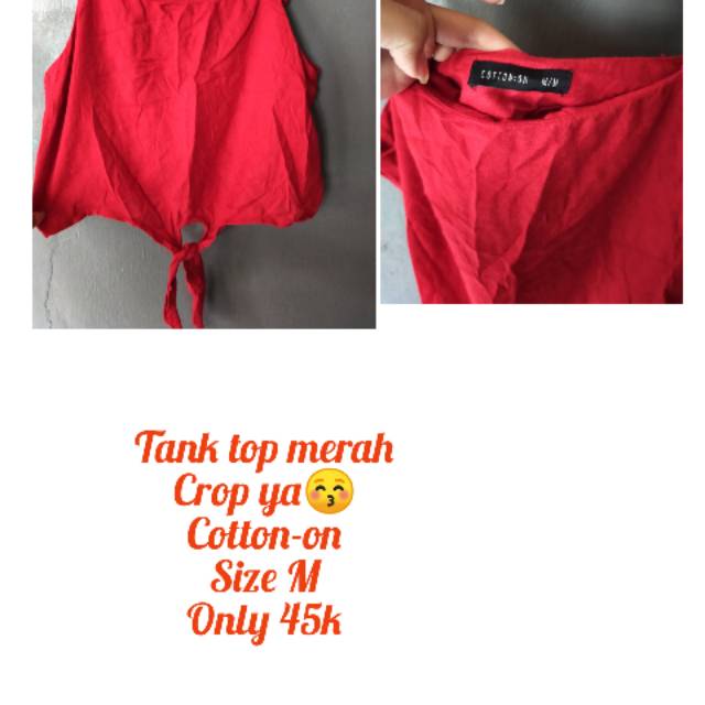 Crop tank top Cotton-on