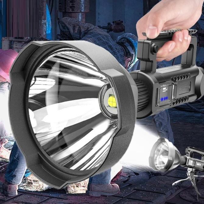 Senter Sorot Big Lamp 8000 Lumens LED XHP50 Waterproof + Tripod