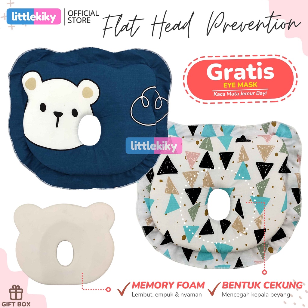 Bantal Anti Peyang Memory Foam / Flat head prevention