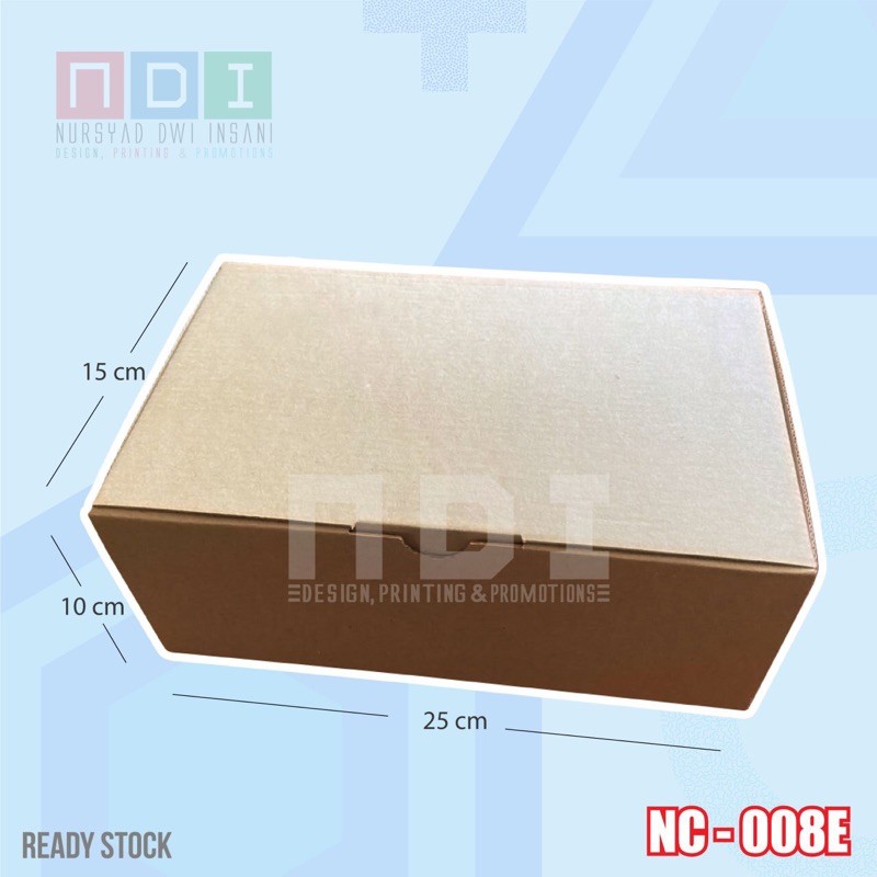 

DUS BOX CORRUGATED SERBANGUNA 1 PAK (ISI 20 pcs) Uk. 25x15x10cm