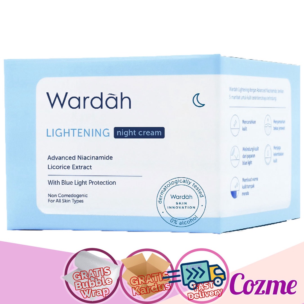 WARDAH Lightening Niacinamide NIGHT Cream Moisturizer
