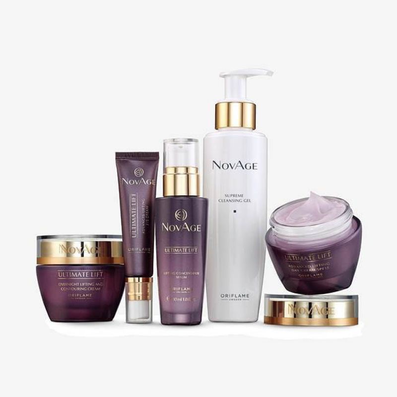 N0vageee Ultimate Lift /Ultimate Lift Contour Define Set (Day Cream/Night Cream/Serum/Eye Cream/Supreme Cleansing Gel)