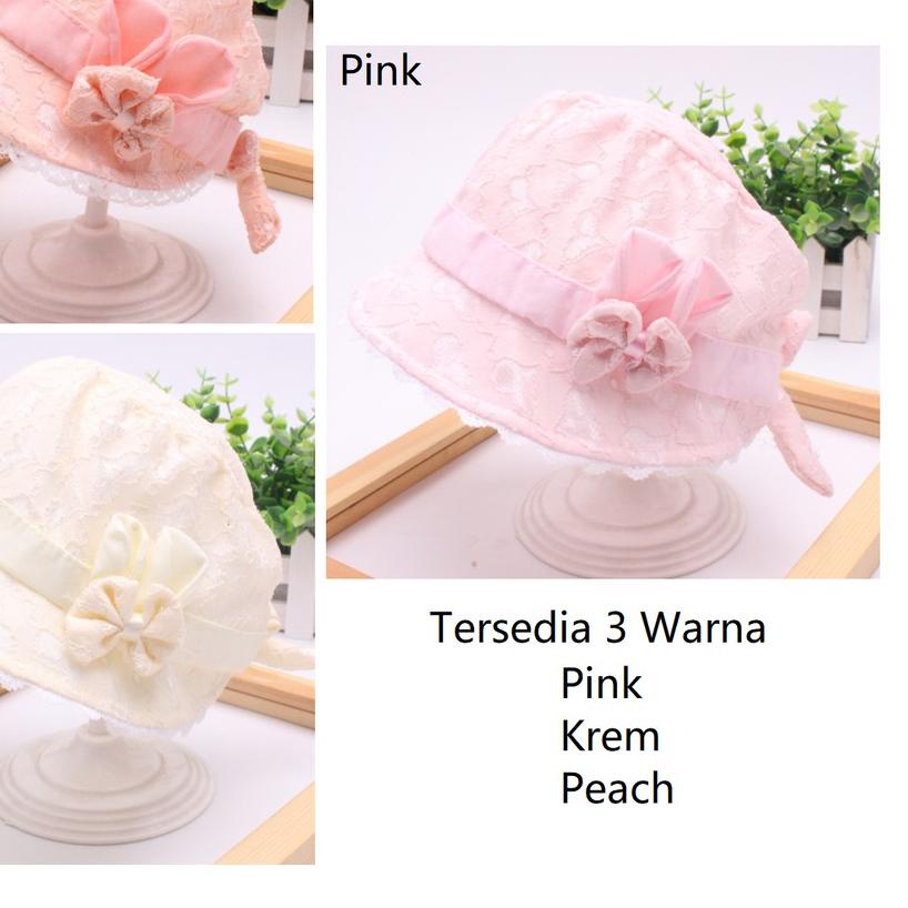 ♣ Topi Kupluk Bayi Cewek - Topi Bayi Cantik ✹