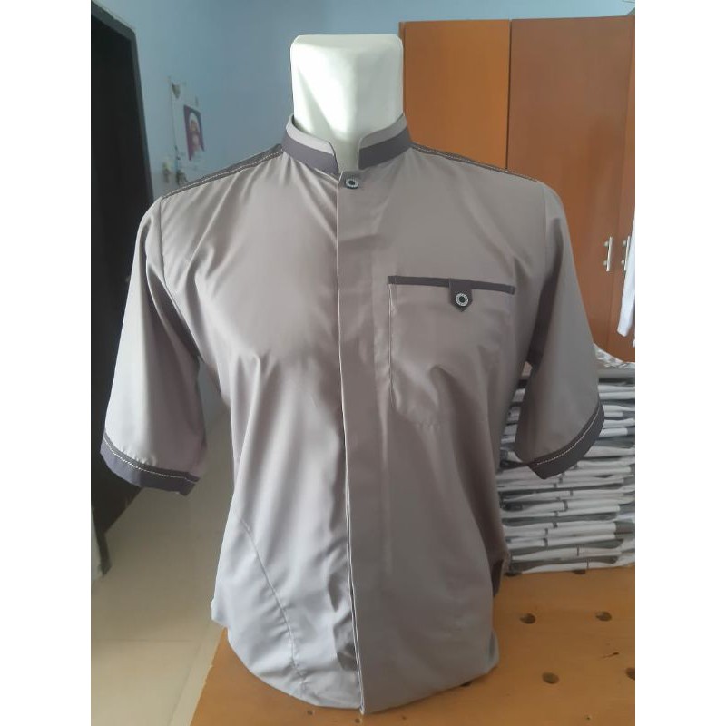 Baju Koko Allebas Lengan Pendek