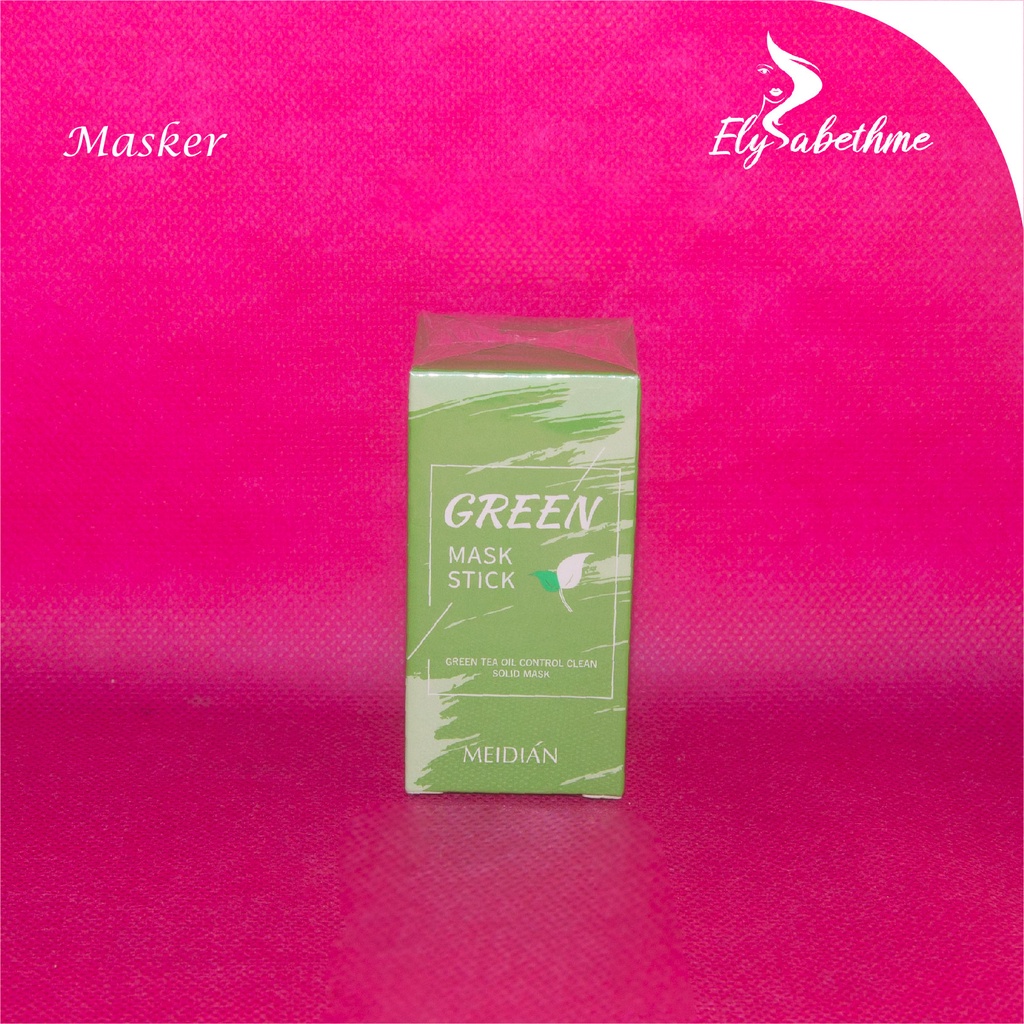 ✿ELYSABETHME✿ median green mask stick masker angkat komedo hijau