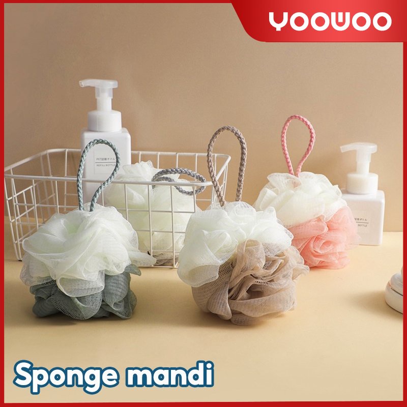 Sponge mandi / Shower Puff  / Sponge Busa Bagus /Spons Mandi Pendek