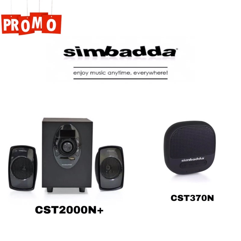 Promo Paket Speaker Simbadda Cst2000n plus + Cst370n