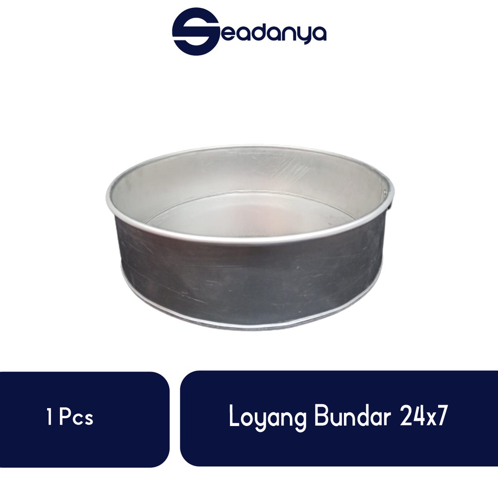 

Loyang Bundar 24x7-Loyang Bundar/Loyang Bentuk Bundar/Loyang Bulat/Loyang Ukuran 24x7/Loyang Bundar Terlaris/Loyang Bundar Termurah