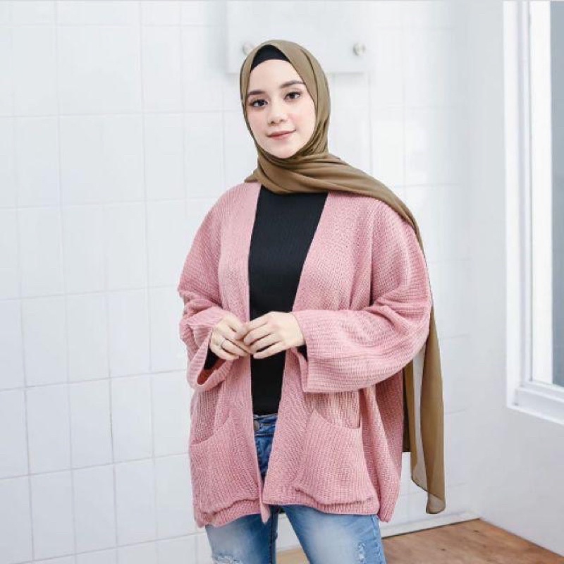 CARDIGAN RAJUT LOCY OUTER WANITA IMPORT