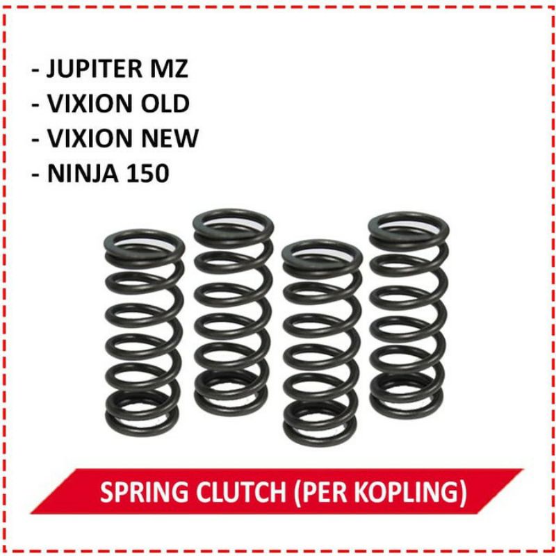 PER KOPLING BRT KLX/CRF/R15/TIGER/GLPRO/JUPETER Z/JUPITER MX/JUPITER MX KING/ CLUTH SPRING SPRING CLUTH PER KOPING RACING BRT SMASH NINJA 250 SCORPIO SKORPIO NINJA150 SUPRA GRAND LEGENDA RXKING SONIC NEW FU150  R25 SHOGUN125 R15 GHIO MOTOR SHOP