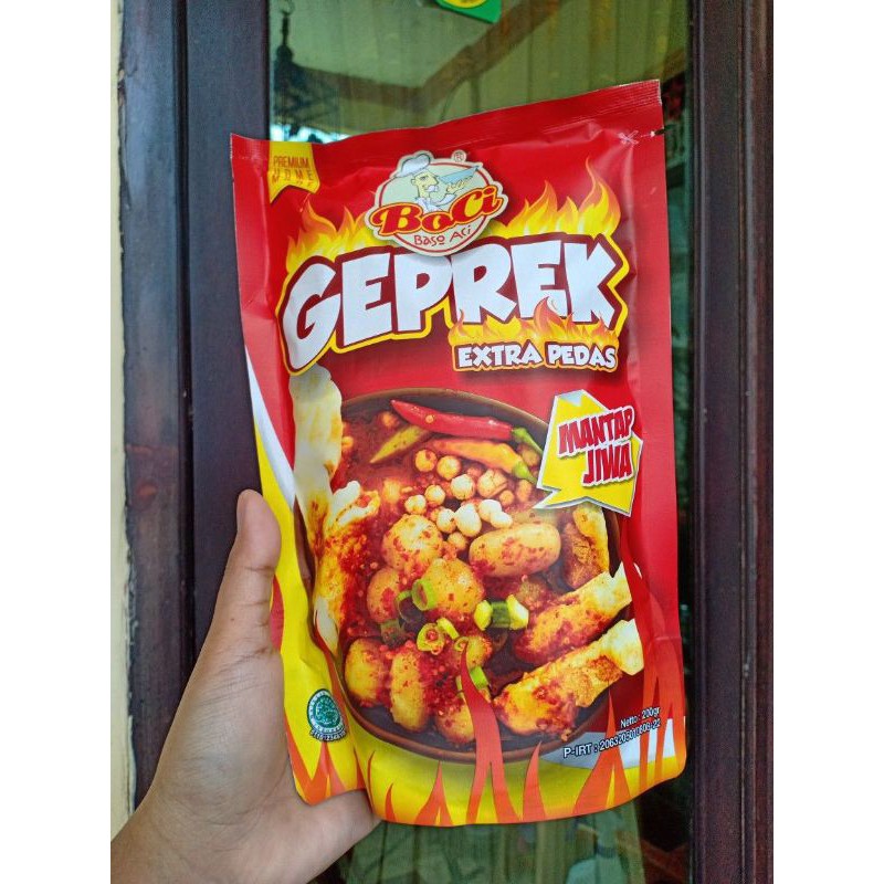 

(Boci)baso geprek extra pedas(mantap jiwa)