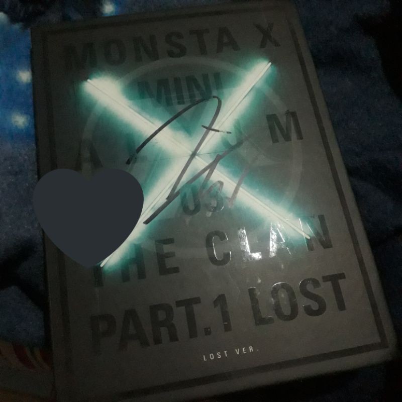 Monsta X 3rd Mini Album The Clan Part.1 Lost Signed Jooheon Joohoney