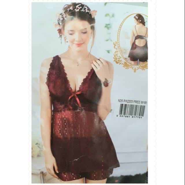 Lingerie SETELAN Sorella 2203 (Atasan+Bawahan)