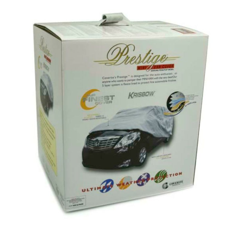 KRISBOW PRESTIGE CAR COVER/ACE SARUNG/COVER MOBIL MPV PREMIUM ALPHARD,BIANTE,SERENA,DELICA,EVALIA