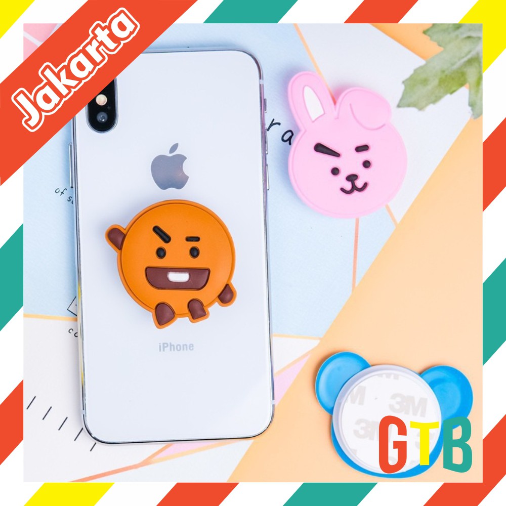 ❤️GTB❤️  R275 KPOP KOREA - Griptok 3D/ Phone Holder PVC/ Stand HP/ Phone Stand/ Phone Grip