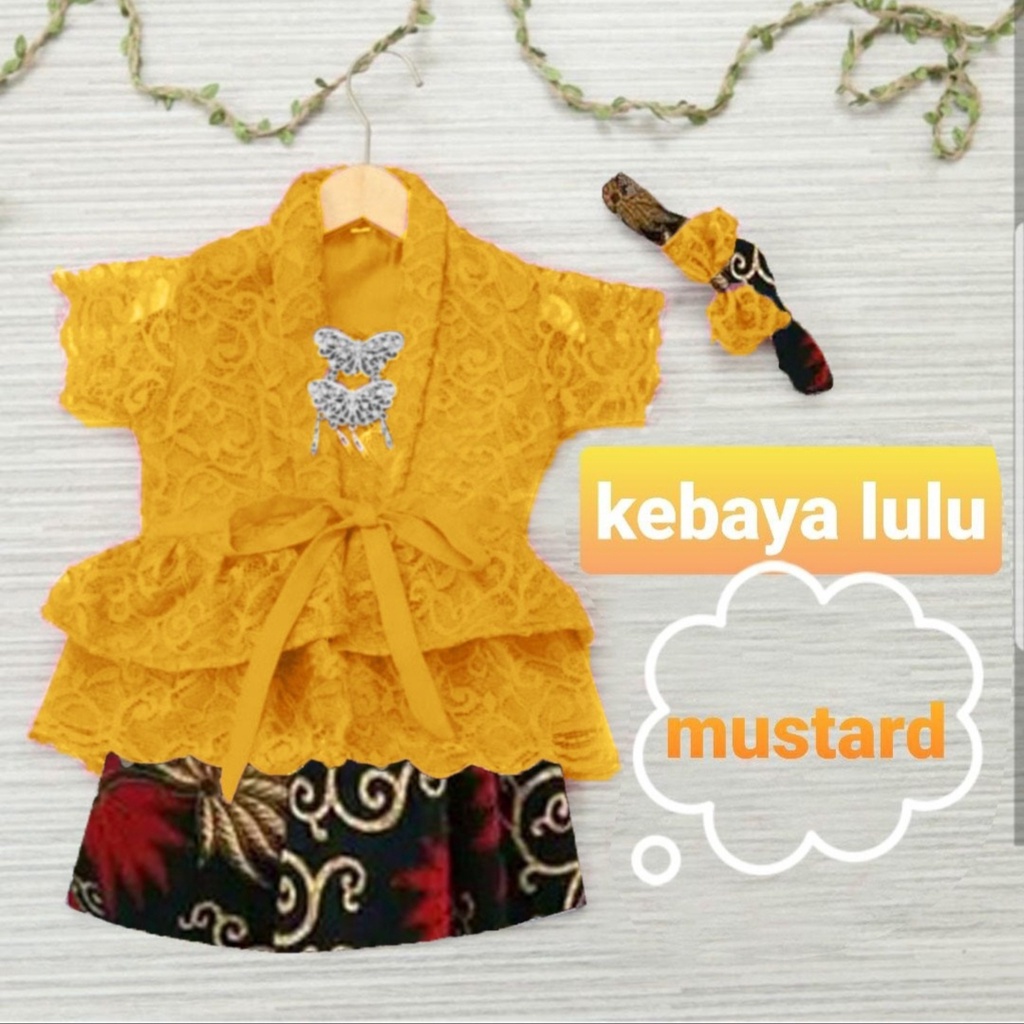 [RXFK] Dress Anak / Baju Kebaya Lucu / Pakaian Anak Perempuan / Fashion Anak / Dres