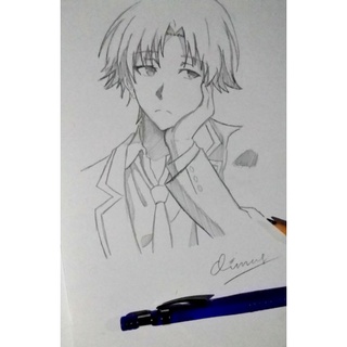 Gambar Anime Arsiran Pensil