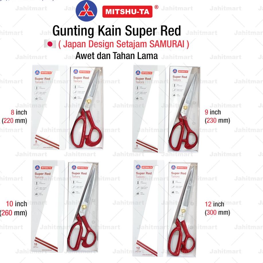 

Gunting Kain Super Red Merk MITSHU-TA ✔