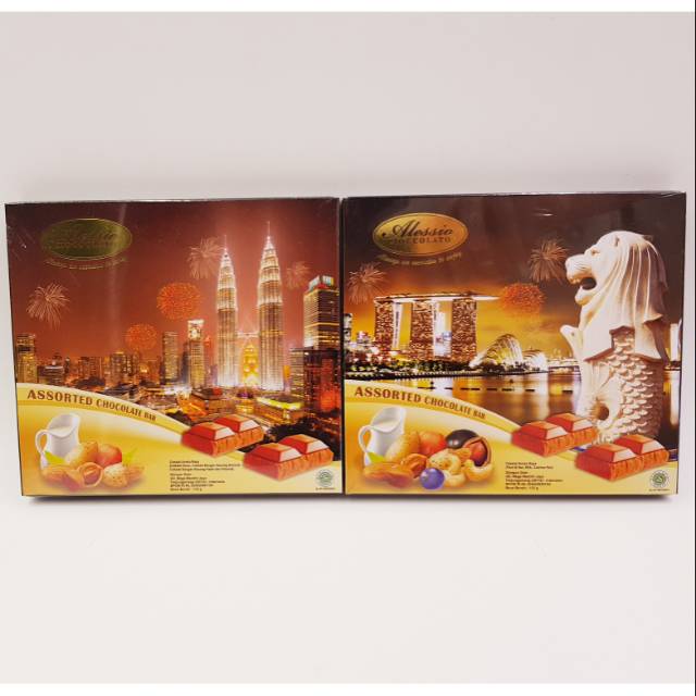

Coklat Alessio Assorted Chocolate Bar 135 gram