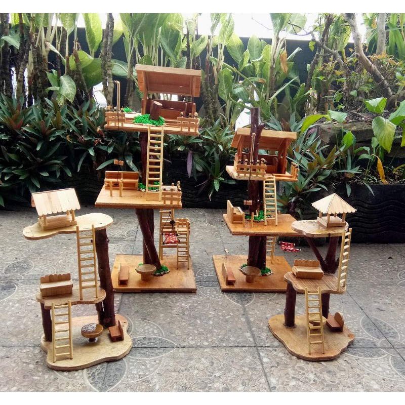 Miniatur Rumah Pohon Ukuran Besar Shopee Indonesia