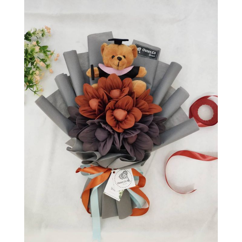 buket hijab/ buket boneka/ buket wisuda