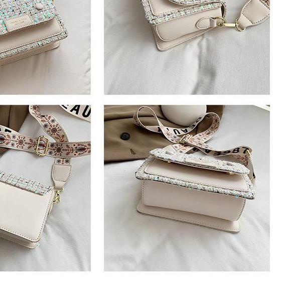 ➴ MV_Marvelouz MV805842 tas SELEMPANG Stylish wanita import terbaru 1kg bisa 2 tas import CR7573 EL 