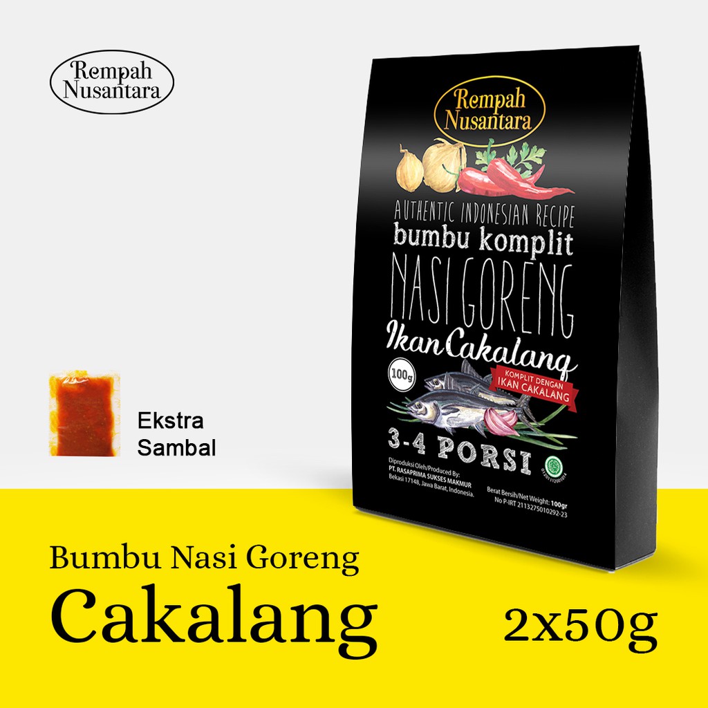 

Seriboe Rempah Nusantara Bumbu Nasi Goreng Cakalang Rempah Nusantara (100 Gram)
