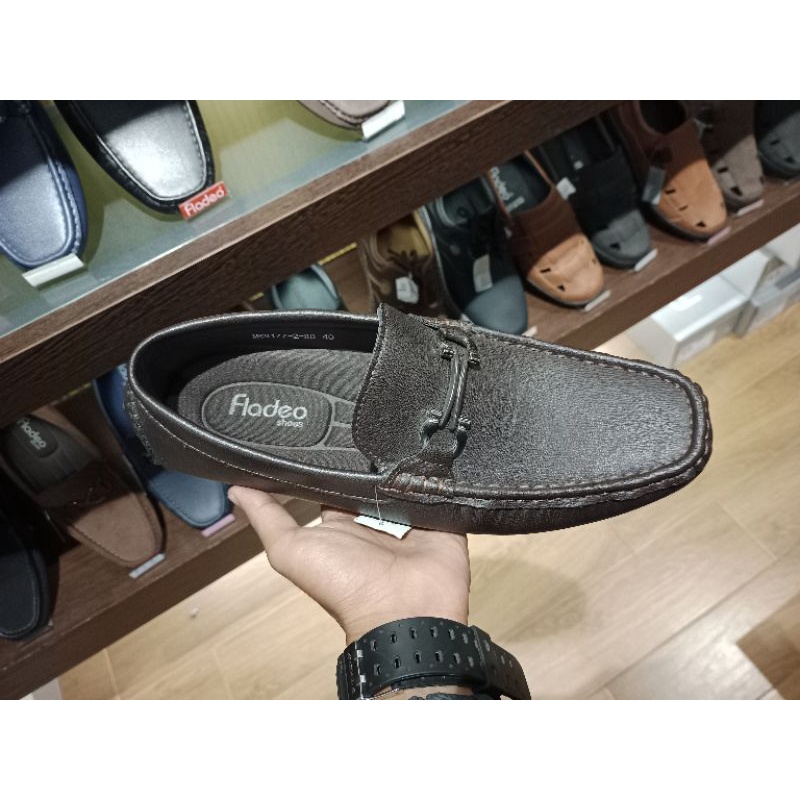 Fladeo Sepatu Formal Mukasin pria New Original