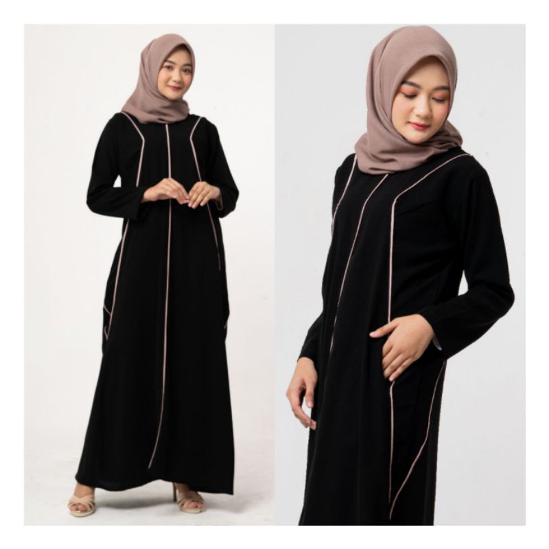 Abaya Saudi Abaya Turkey 1017 / Gamis Hitam / Dress Hitam / Gamis Arab / Abaya Arab
