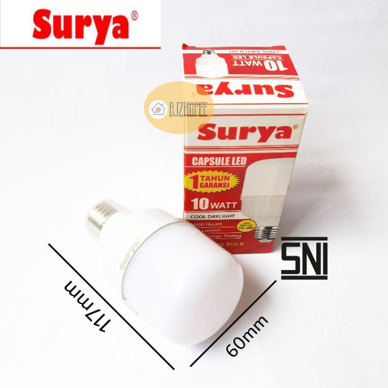 SURYA Capsule 10 watt Lampu LED 10 watt Bergaransi 1 tahun