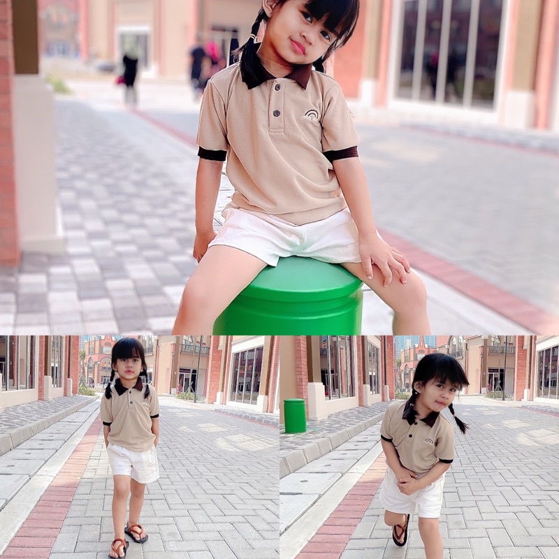 KUMI POLO SHIRT Atasan Anak Laki Perempuan