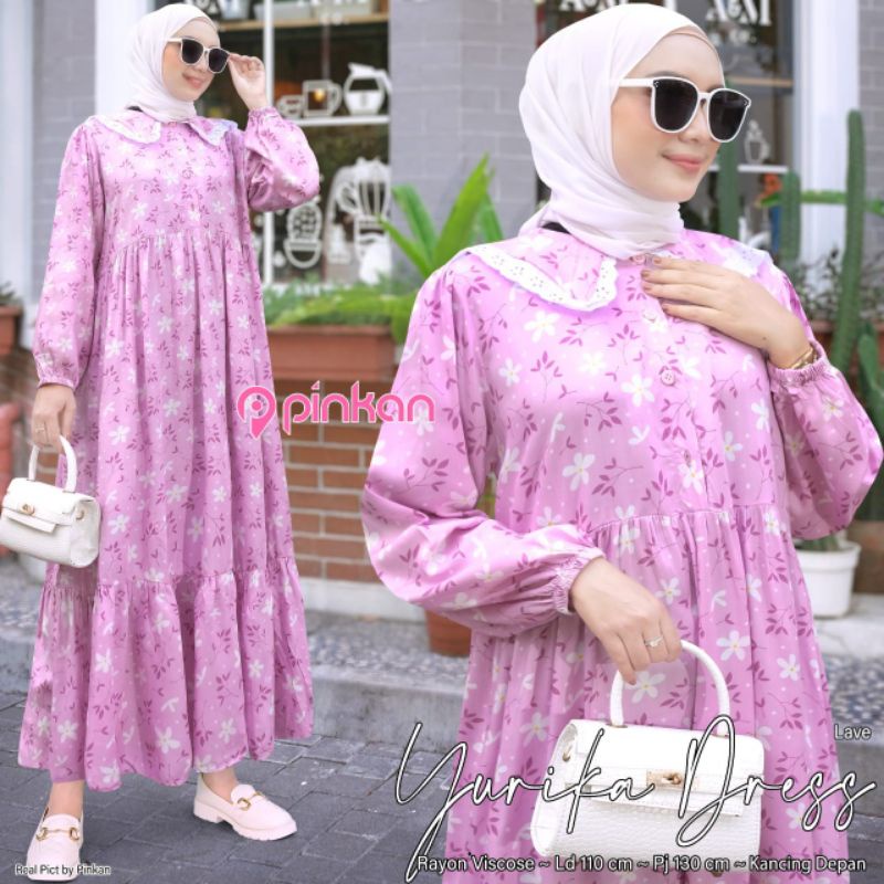 Dress Maxy motif original by pinkan//Aluna dress//yurika maxy