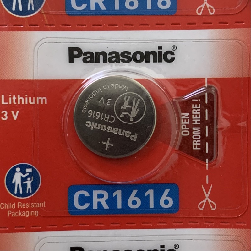 BATERAI PANASONIC CR1616 ORIGINAL LITHIUM COIN BATTERY 3 VOLT