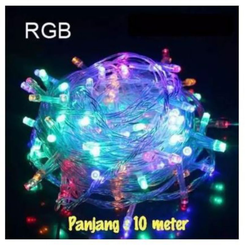 LAMPU TUMBLER NATAL 10 meter