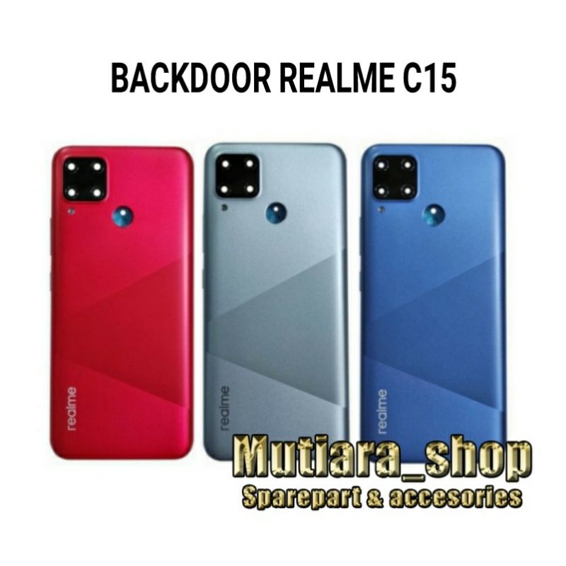 BACKDOOR BACK COVER CASING TUTUP BELAKANG  REALME C15