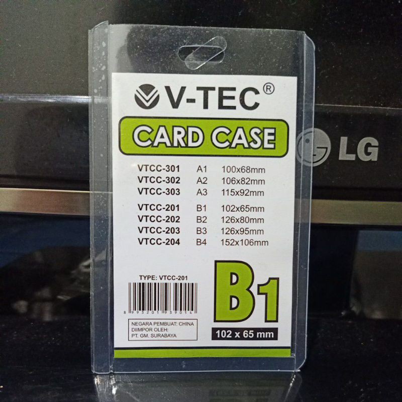 

CARD CASE B1 102 x 65MM v-tec