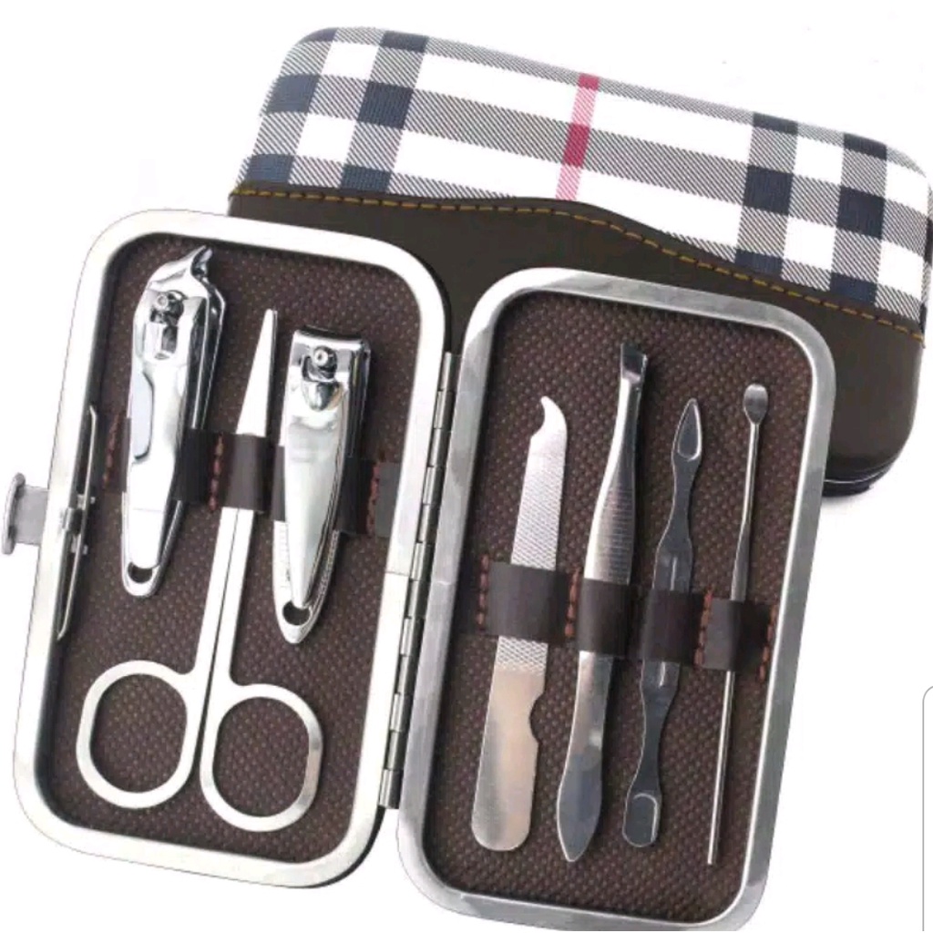 MANICURE PEDICURE 7in1 SET NAIL ART SET / ALAT SET PEMBERSIH KUKU