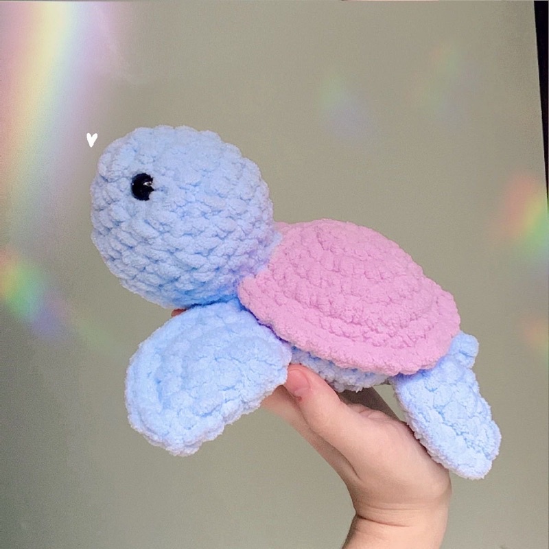 Amigurumi Kura kura Plushie Boneka Rajut Kura-kura Boneka kura-kura [ BIG SIZE ] | sage magics