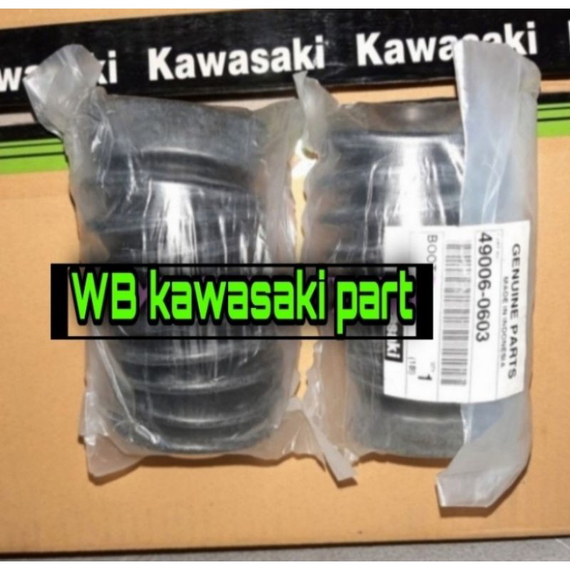 KARET TUTUP SHOCK DEPAN KARET USUS W 175 W175 ORIGINAL KANAN DAN KIRI
