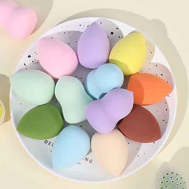 Spons Beauty Blender Bebas Lateks Dengan Kotak Penyimpanan