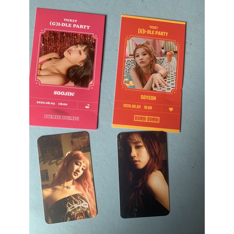 photocard gidle dumdi dumdi yuqi minnie sojin soyeon