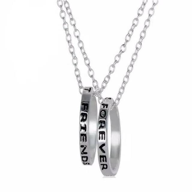 Kalung Cincin BFF Best Friends Forever Couple Necklace BFF Love Kalung Kado Sahabat Karib Surprise