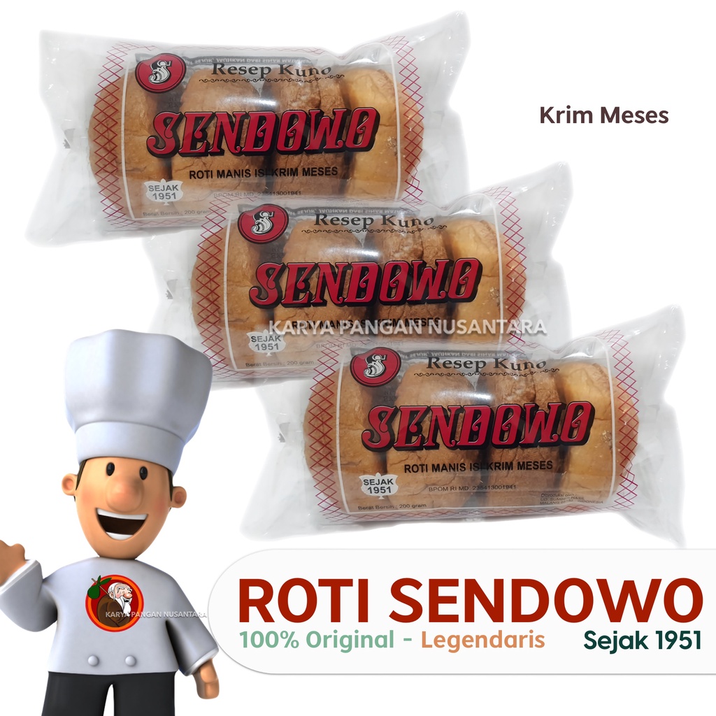 

ROTI SENDOWO ROTI KRIM MESES ROTI LEGENDARIS MALANG ROTI MESES PER 3 PAX